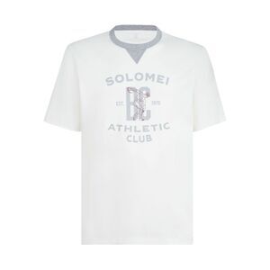 Brunello Cucinelli Men Logo Cotton T-Shirt